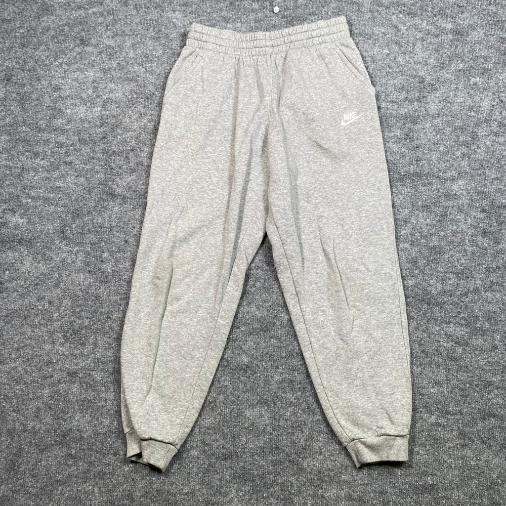 Nike Mens Club Fleece Joggers Heather Grey Sweatpants FD3008-063 XL